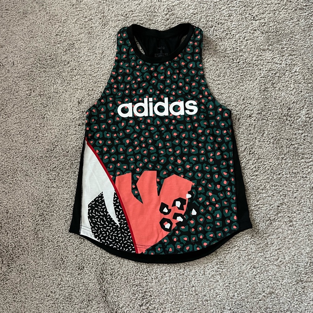 EUC Adidas Women's Graphic Tank Top - Small - Picture 3 of 8